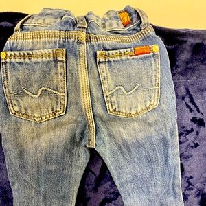 Girls Toddler 7 For All Mankind Skinny Years Size 2T